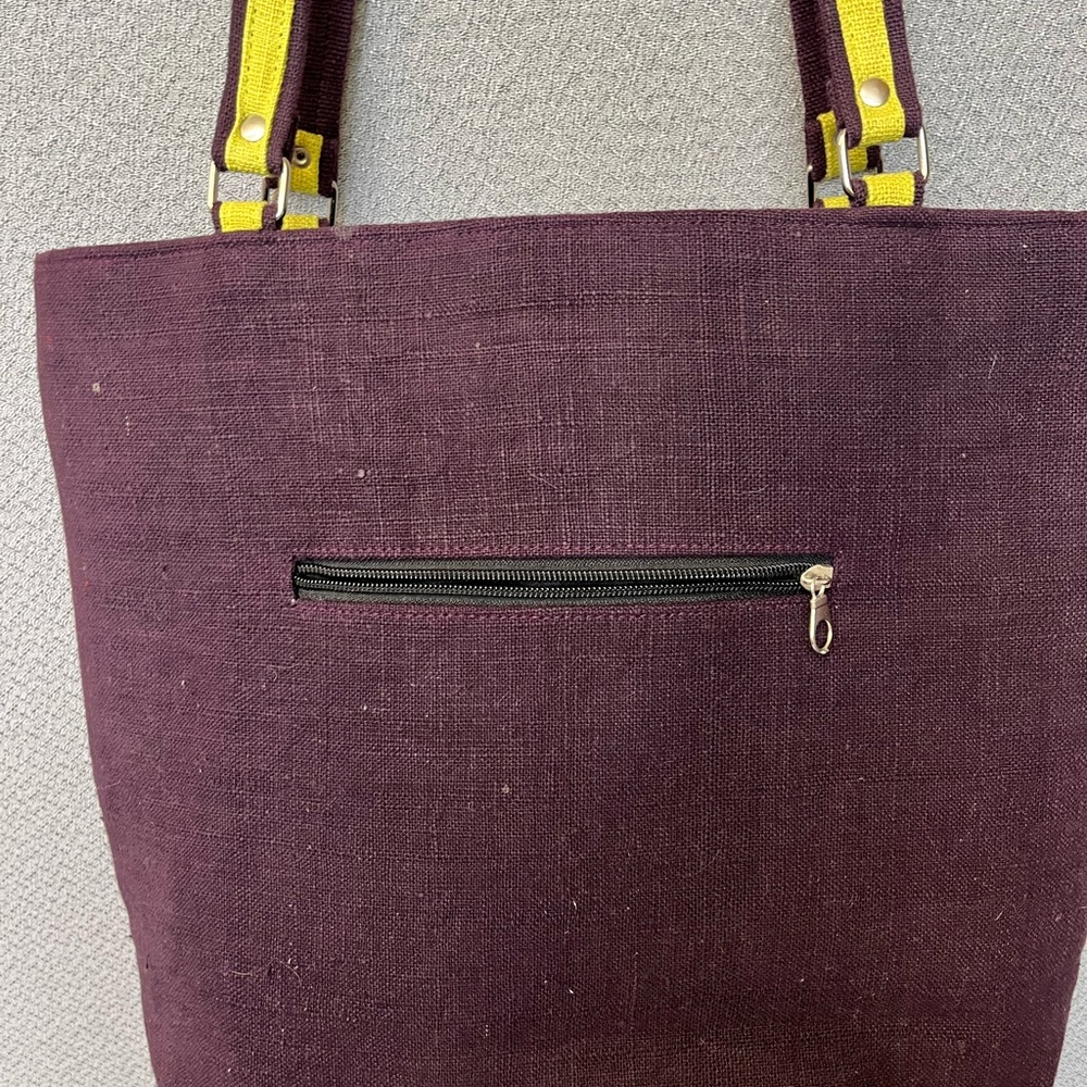 Hand made colorful and durable tote funky animal/ spiritual vibe - Picture 11 of 13
